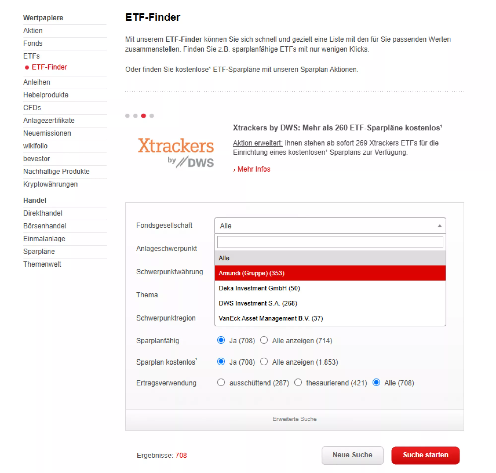 Kostenlose ETF Sparpläne bei S Broker
