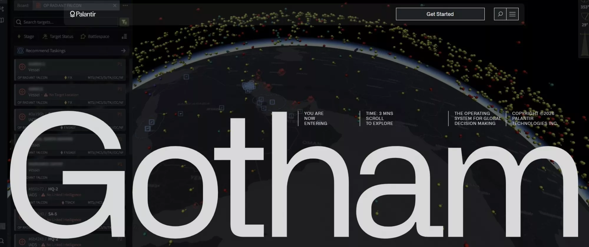 Palantir Website Gotham