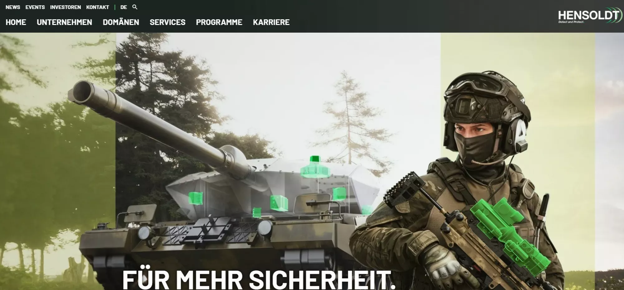 Hensoldt Website