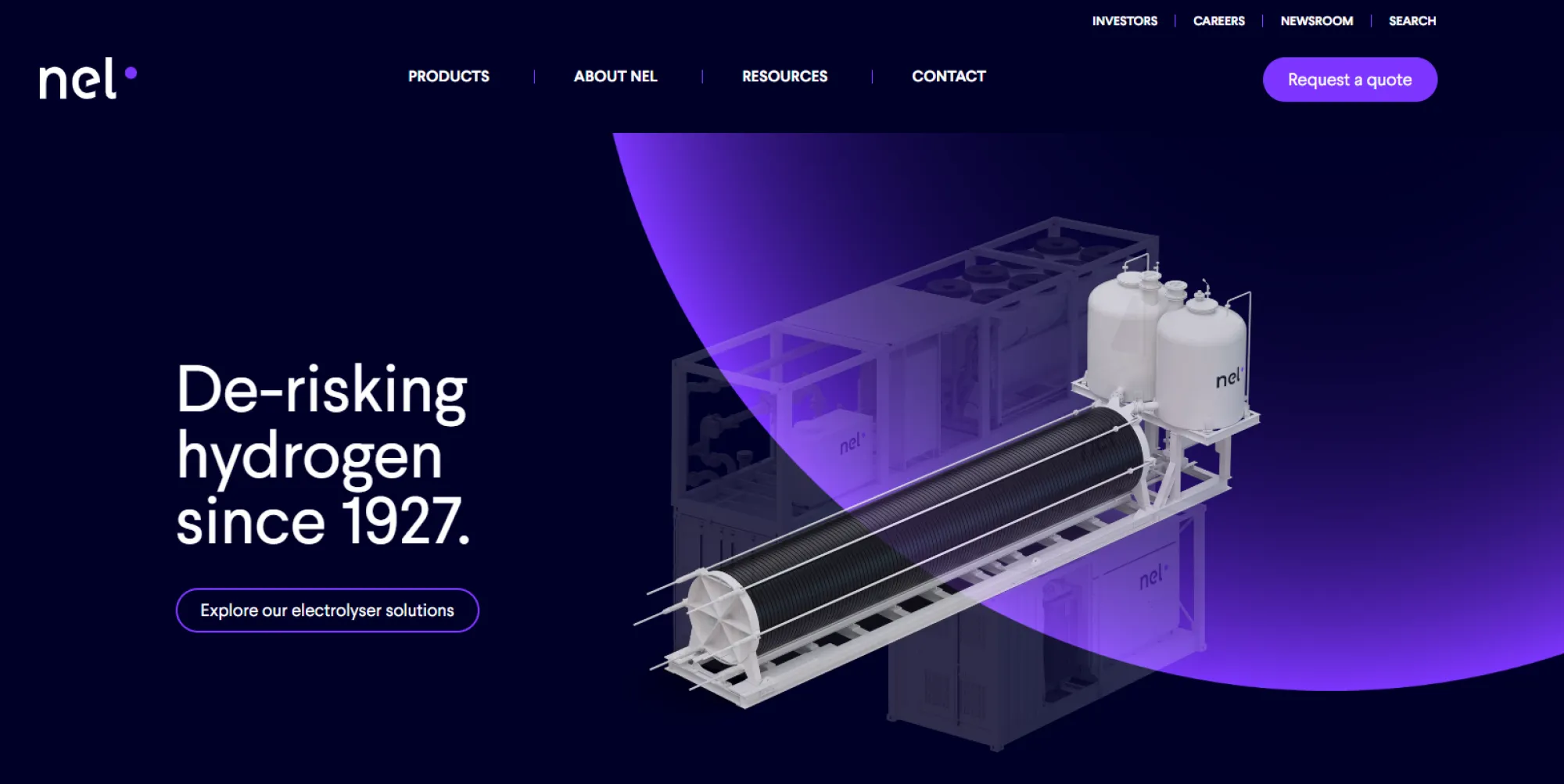 Nel ASA Aktie Website